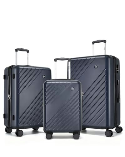 Kono 3-Piece Expandable Hardshell Luggage Set: $129.19 Kono 3-Piece Expandable Hardshell Luggage Set: $129.19