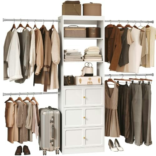 HLR 10-Foot Mid-Century Modern Closet Organizer System: $229.49 HLR 10-Foot Mid-Century Modern Closet Organizer System: $229.49