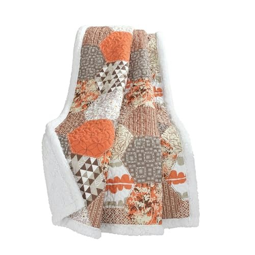 Lush Decor Briley Reversible Throw 60 x 50-inch Blanket: $34.40 Lush Decor Briley Reversible Throw 60 x 50-inch Blanket: $34.40
