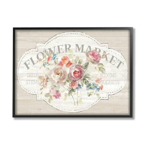 Stupell Industries Vintage Flower Market Sign Prints 24x30: $58.77 Stupell Industries Vintage Flower Market Sign Prints 24x30: $58.77
