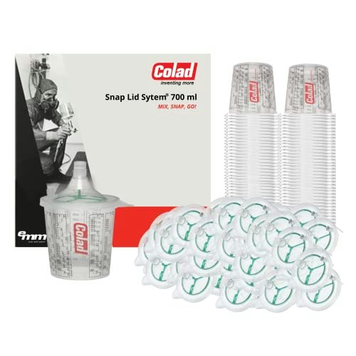 Colad 700-ml Snap Lid System 190-Micron Paint Cup Lids: $89.42 Colad 700-ml Snap Lid System 190-Micron Paint Cup Lids: $89.42