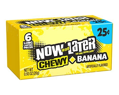 Now and Later Banana Chewy Candy 24-Pack: $10.95 Now and Later Banana Chewy Candy 24-Pack: $10.95