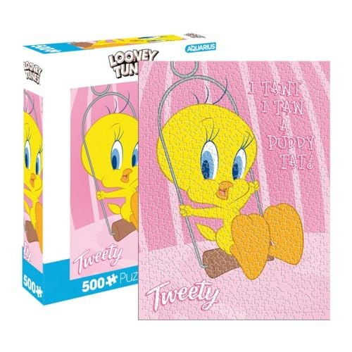 Aquarius 500-Piece Looney Tunes Tweety Jigsaw Puzzle: $9.99 Aquarius 500-Piece Looney Tunes Tweety Jigsaw Puzzle: $9.99