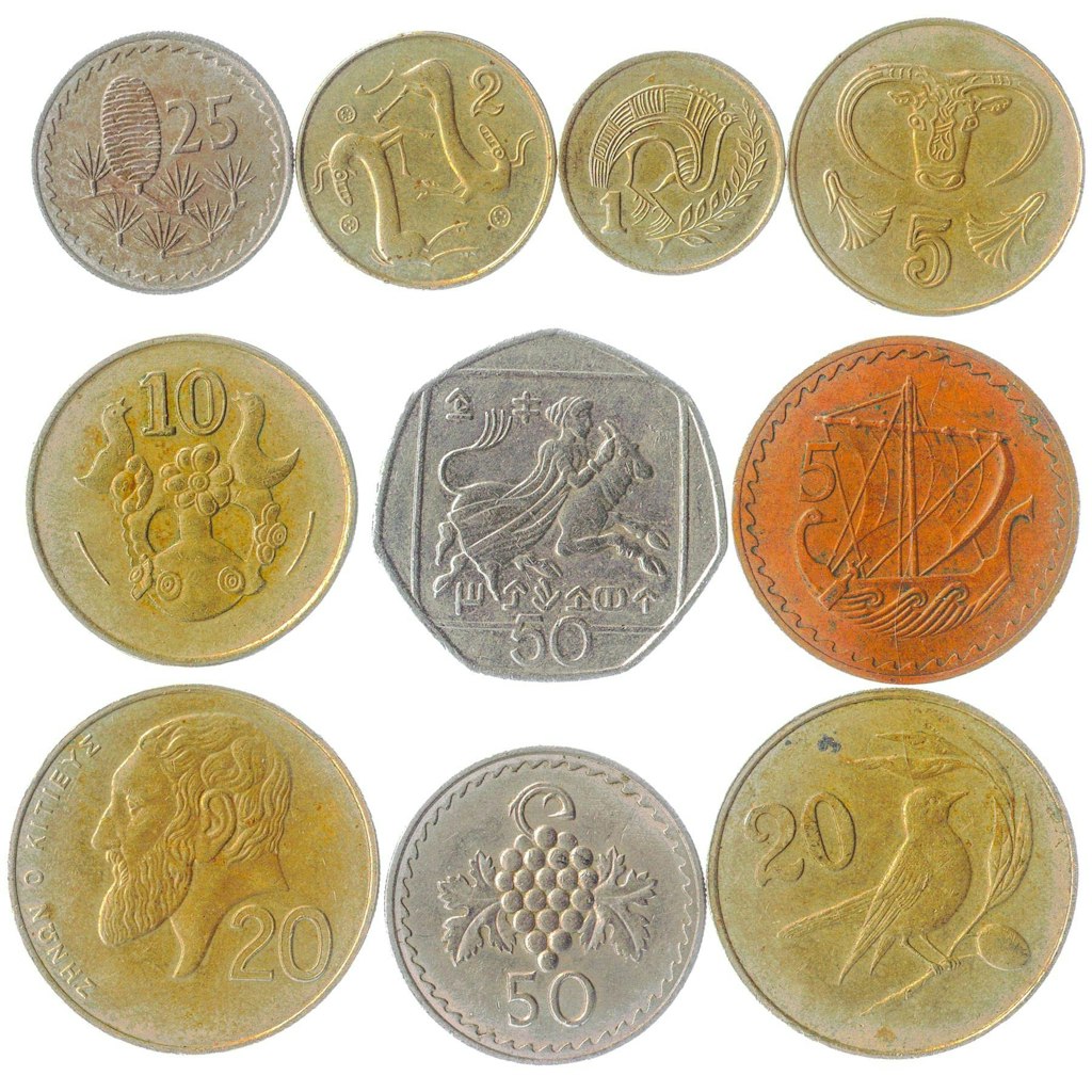 Hobby of Kings Cyprus 10 Mixed Coins Collection: $18