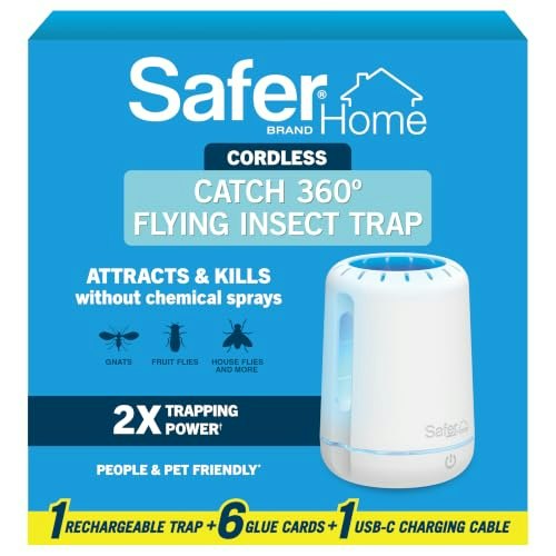 Safer Home Cordless 360° Flying Insect Trap: $27.83 Safer Home Cordless 360° Flying Insect Trap: $27.83