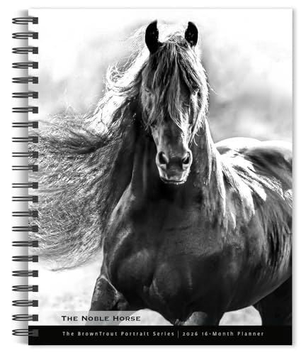 BrownTrout The Noble Horse 2026 Weekly Engagement Planner: $16.11