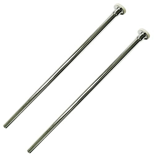 Westbrass 3/8" x 12" Brass Flat Head Toilet Riser Supply Line 2-Pack: $31.45