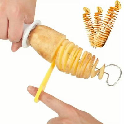 Tornado Stainless Steel Manual Potato Slicer for $3 + free shipping w/ $25