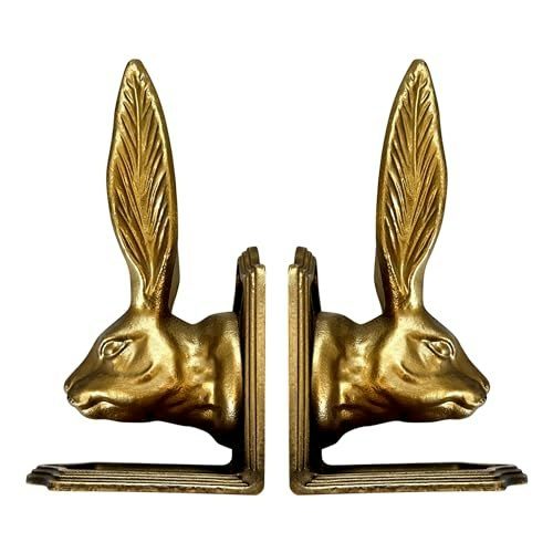 Fox Run Iron Rabbit Bookends: $48.99 Fox Run Iron Rabbit Bookends: $48.99