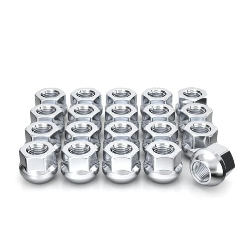 White Knight M12x1.5 Factory Style Chrome Open End Radius Seat Lug Nut 20-Pack: $15.85 White Knight M12x1.5 Factory Style Chrome Open End Radius Seat Lug Nut 20-Pack: $15.85