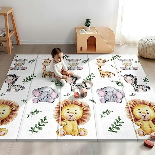 Noonkty 79" x 71" Extra Large Foldable Foam Baby Play Mat: $39.98 Noonkty 79" x 71" Extra Large Foldable Foam Baby Play Mat: $39.98