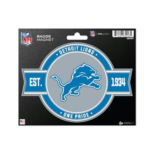 Detroit Lions NFL Badge Magnet: $5.41 Detroit Lions NFL Badge Magnet: $5.41