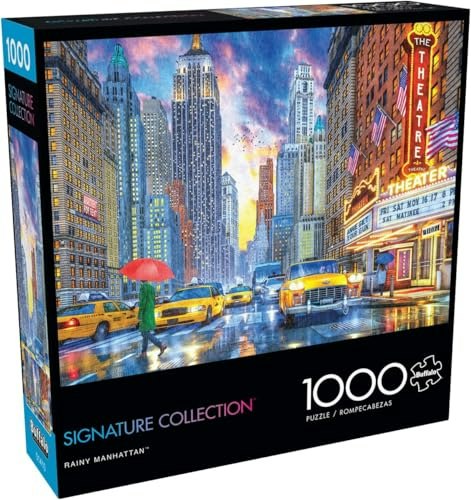 Buffalo Games Rainy Manhattan 1,000-Piece Puzzle: $14.03 Buffalo Games Rainy Manhattan 1,000-Piece Puzzle: $14.03