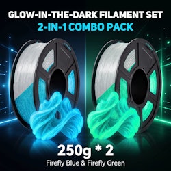 Dingsun 3D Firefly .07" Glow-in-the-Dark PLA 3D Printer Filament 2-Pack for $18 + free shipping
