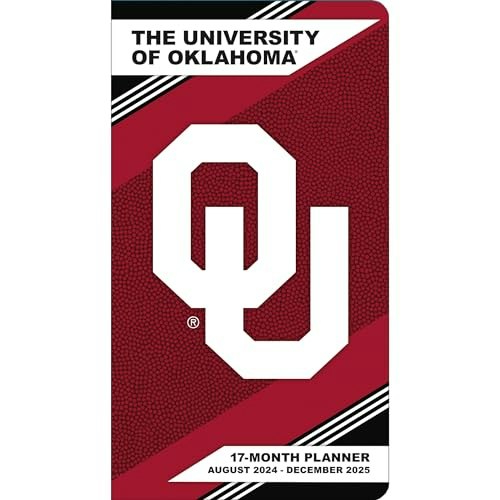 Oklahoma Sooners 2025 17-Month Pocket Planner: $6.72