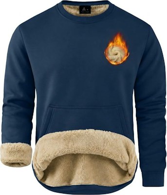 Men's Sherpa-Lined Sweatshirt for $30 + free shipping w/ Prime
