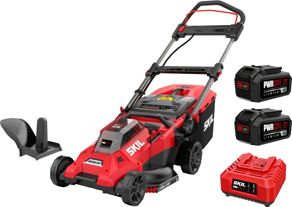 Skil PWR CORE 20V Brushless 18" Lawn Mower Kit: $199