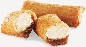 Del Taco 2pc Caramel Cheesecake Bites: free w/ $5 purchase