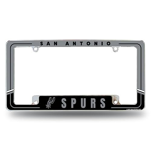 Rico Industries San Antonio Spurs 12" x 6" Chrome License Plate Frame: $21.61 Rico Industries San Antonio Spurs 12" x 6" Chrome License Plate Frame: $21.61