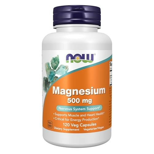 Now Supplements 500mg Magnesium 120-Capsule Bottle: $13.99 Now Supplements 500mg Magnesium 120-Capsule Bottle: $13.99