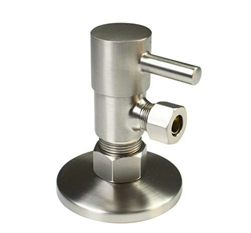 Westbrass 1/2" Copper x 3/8" Compression Round Lever Angle Stop: $30.55 Westbrass 1/2" Copper x 3/8" Compression Round Lever Angle Stop: $30.55