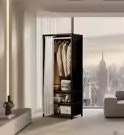 57" Portable Wardrobe Closet w/ 4 Fabric Drawers for $51 + free shipping
