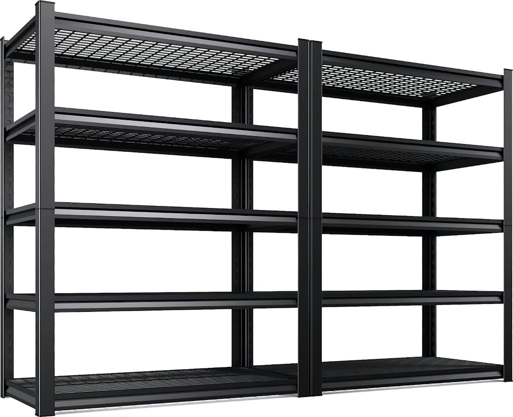 Yuesi 71" x 35" x 16" Heavy Duty Garage Shelving 2-Pack: $74