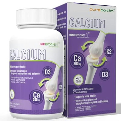 PureBotan 60-Count EuBone Bone Health Supplement for $9 + free shipping w/ Prime