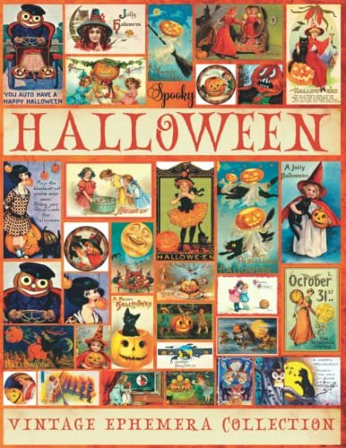 Halloween Vintage Ephemera Collection 38-Sheet Set: $12.20 Halloween Vintage Ephemera Collection 38-Sheet Set: $12.20