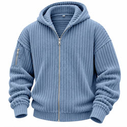 Fleece-Lined Corduroy Full-Zip Hoodie for $19 + $9 shipping