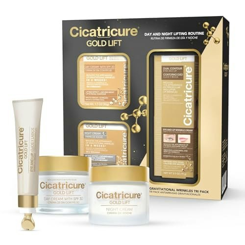 Cicatricure Gold Lift Anti-Aging Cream 3-Piece Gift Set: $48.30 Cicatricure Gold Lift Anti-Aging Cream 3-Piece Gift Set: $48.30