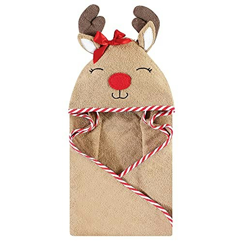 Hudson Baby Cotton Animal Face Hooded Towel: $9.35