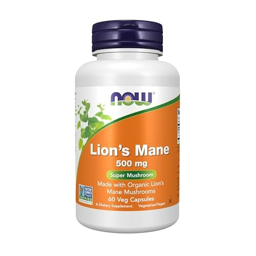 Now Supplements 500mg Lion's Mane 60-Capsule Bottle: $12.99 Now Supplements 500mg Lion's Mane 60-Capsule Bottle: $12.99