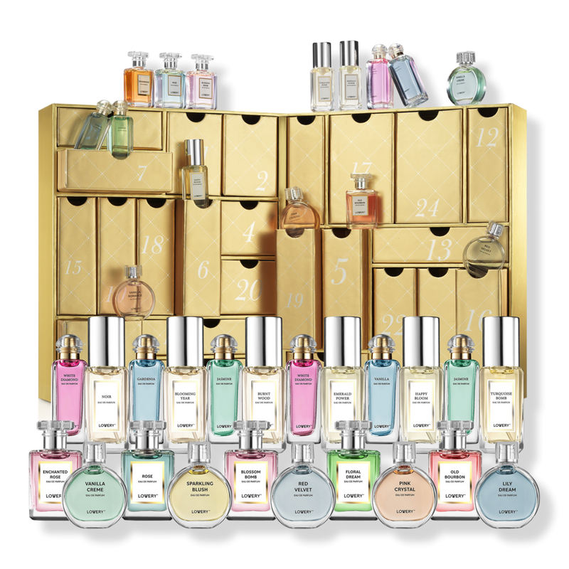 Lovery Limited Edition Premium Eau de Parfum Advent Calendar Gift Set: $119 Lovery Limited Edition Premium Eau de Parfum Advent Calendar Gift Set: $119