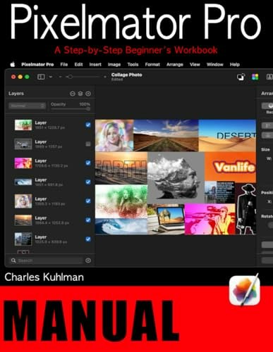 Pixelmator Pro Manual: A Step-by-Step Beginner's Workbook: $31.70