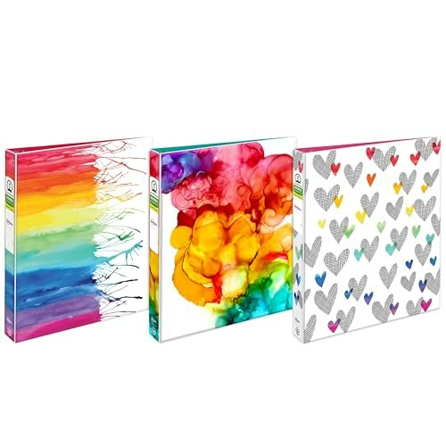 Avery Amy Tangerine Designer Collection 1-Inch Binder 6-Pack: $40.51