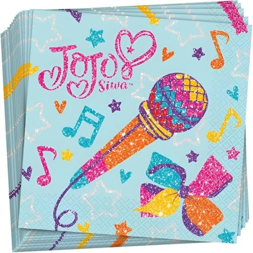 JoJo Siwa Party Luncheon Napkins 16-Pack: $5.10 JoJo Siwa Party Luncheon Napkins 16-Pack: $5.10