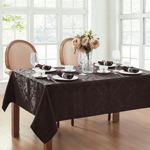 Threadmade Caiden 60" x 120" Damask Tablecloth: $17.06 Threadmade Caiden 60" x 120" Damask Tablecloth: $17.06