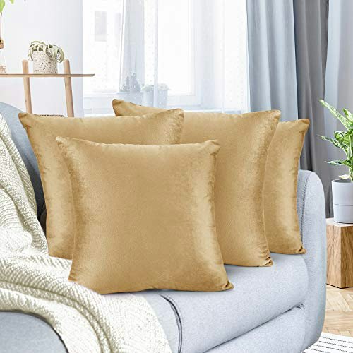Nestl 18"x18" Velvet Decorative Pillow Covers 4-Pack: $17.02 Nestl 18"x18" Velvet Decorative Pillow Covers 4-Pack: $17.02