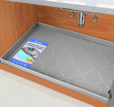 34" x 22" Waterproof Under Sink Mat for $14 + free shipping w/ Prime