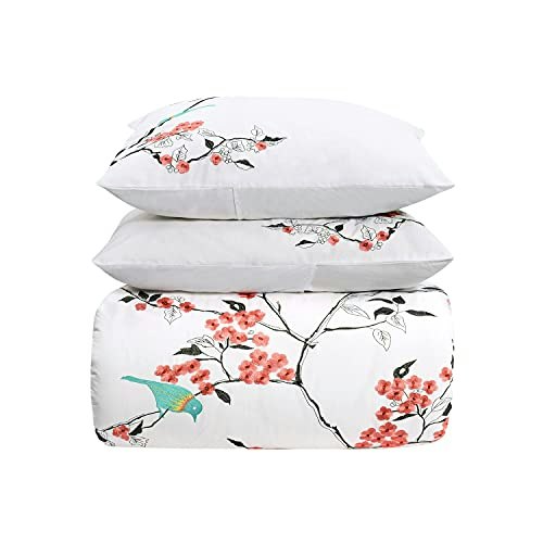 Superior Cherry Garden 200 Thread Count Cotton Duvet Cover Set: $51.03 Superior Cherry Garden 200 Thread Count Cotton Duvet Cover Set: $51.03