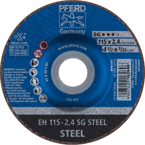 Pferd 4.5" x 3/32" Type 27 Aluminum Oxide Cut-Off Wheel 25-Pack: $70.79 Pferd 4.5" x 3/32" Type 27 Aluminum Oxide Cut-Off Wheel 25-Pack: $70.79