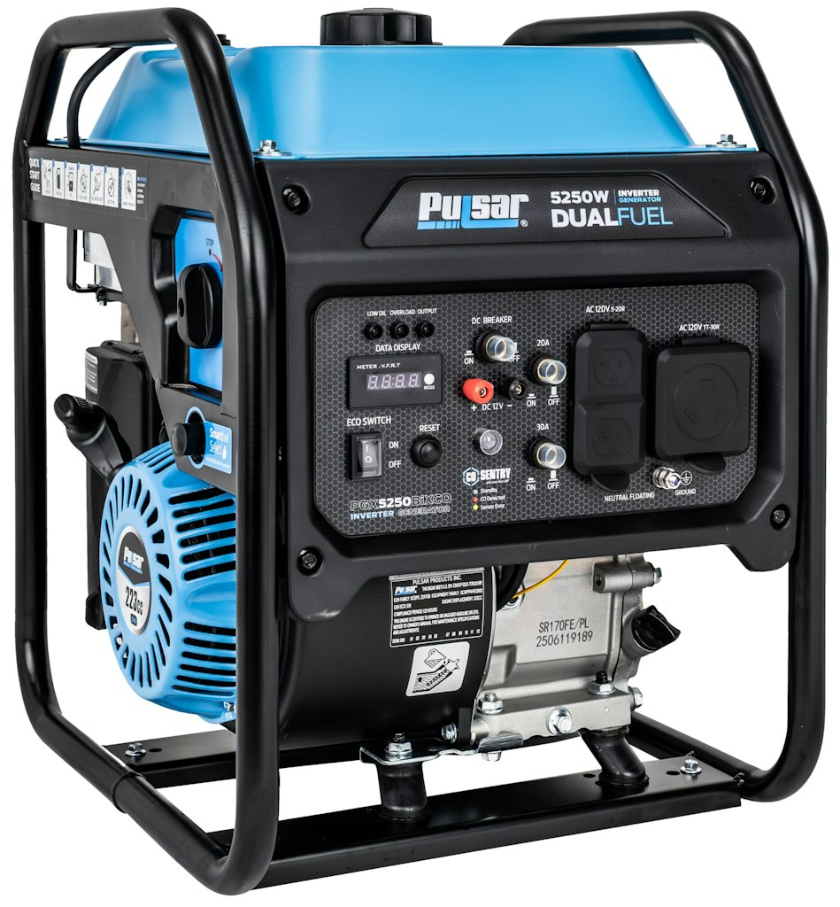 Pulsar 5250W Dual Fuel Inverter Generator: $499