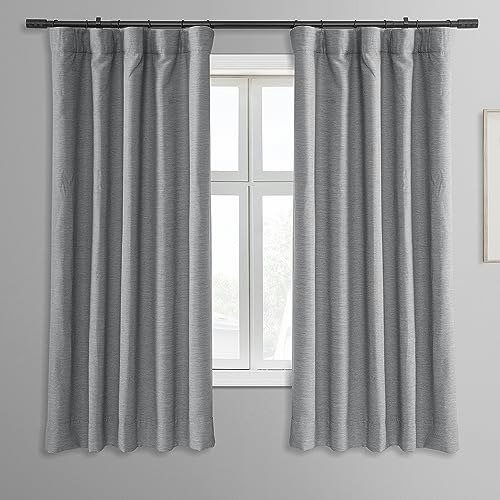 Half Price Drapes Bellino Textured Faux Linen Room Darkening Curtain: $17.15 Half Price Drapes Bellino Textured Faux Linen Room Darkening Curtain: $17.15