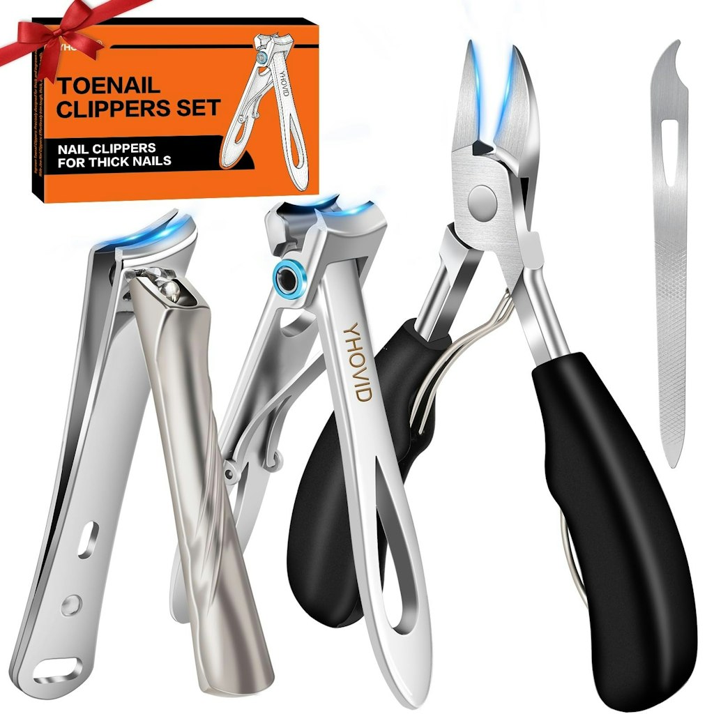 4-in-1 Toe Nail Clippers for Thick Nails: $8.99