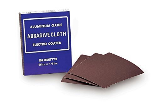 Mercer Industries 9x11 Aluminum Oxide Cloth Sheets 100-Grit 50-Pack: $26.96