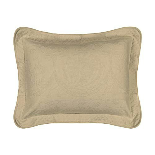 Historic Charleston King Charles Floral Matelasse Decorative Pillow Sham: $18.68 Historic Charleston King Charles Floral Matelasse Decorative Pillow Sham: $18.68
