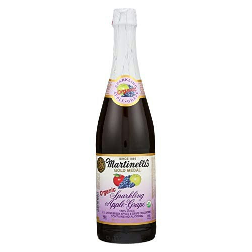 Martinelli's Organic Sparkling Apple Grape Juice 25.4-oz. Bottle: $100.01 Martinelli's Organic Sparkling Apple Grape Juice 25.4-oz. Bottle: $100.01