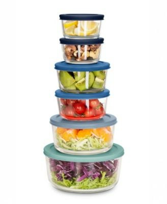 Art & Cook 12-Piece Glass Food Storage Set: $17