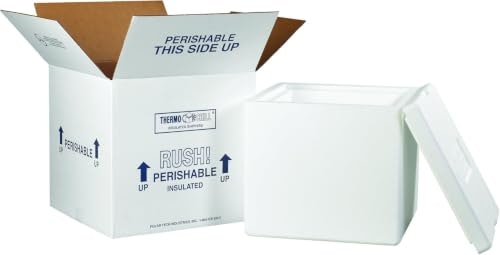 Box USA 12 x 12 x 11.5-inch Insulated Shipping Kit: $55.51 Box USA 12 x 12 x 11.5-inch Insulated Shipping Kit: $55.51